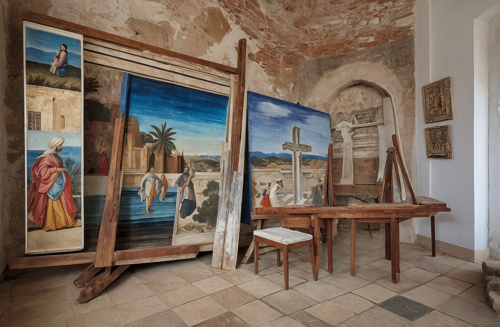 Conservación de piezas artísticas.